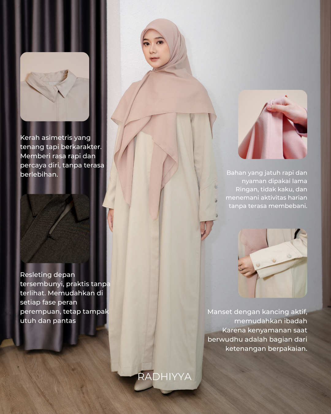 Hayya Dress - Beige