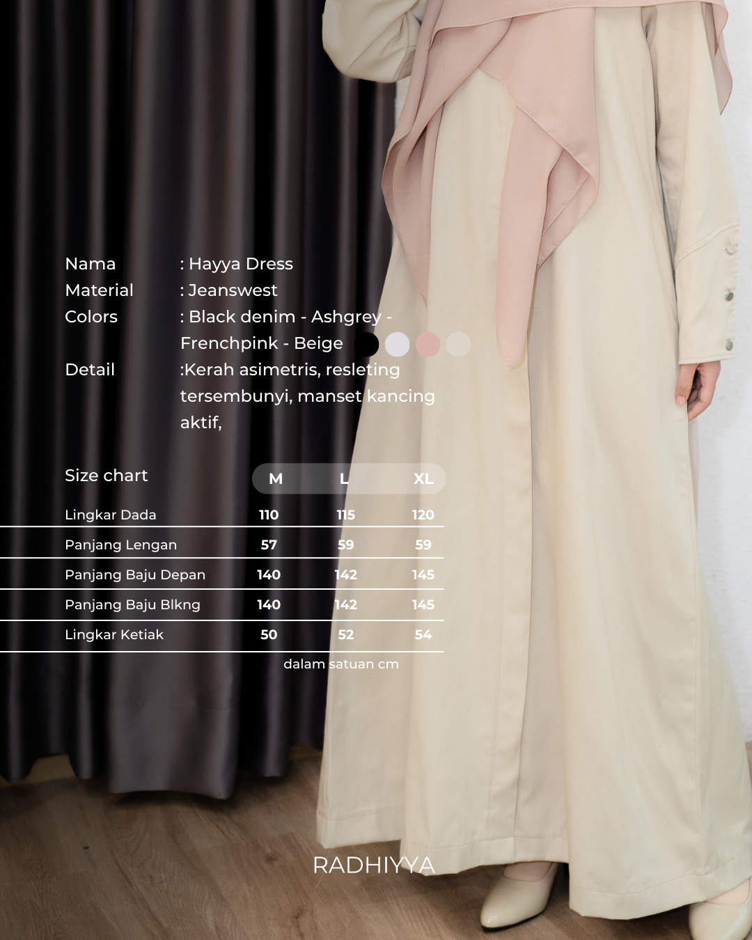 Hayya Dress - Beige
