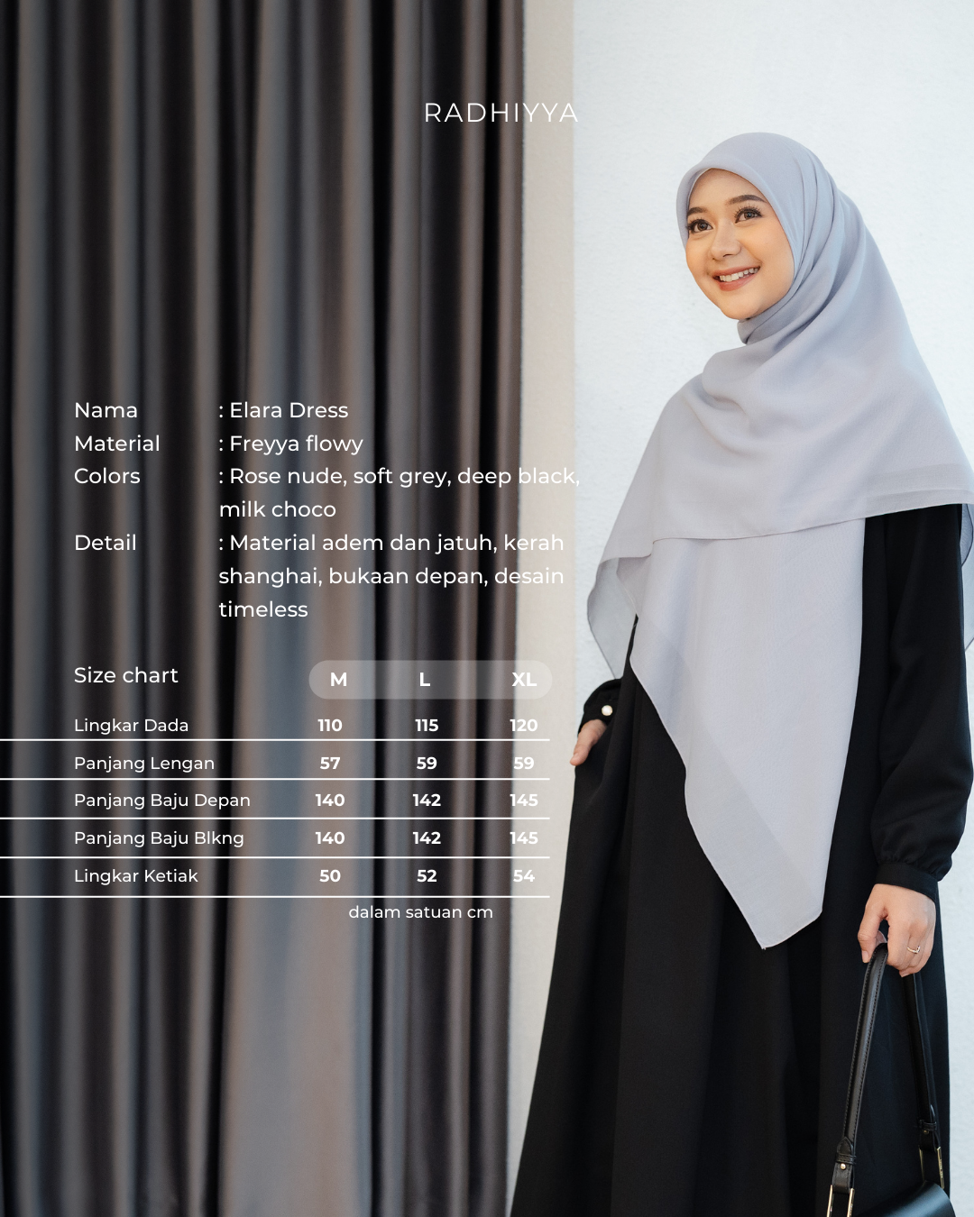 Elara Dress - Deep Black