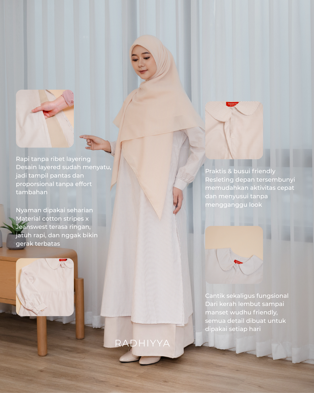 Kaia Abayunik - Beige Stripes