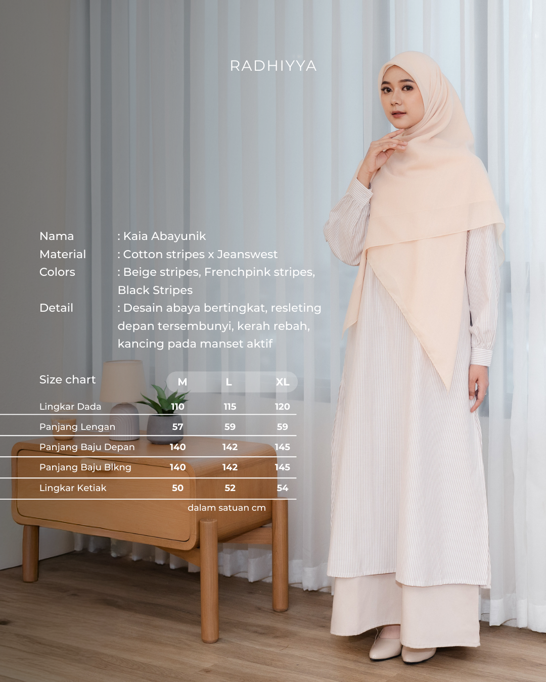 Kaia Abayunik - Beige Stripes