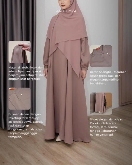 Elara Dress - Milk Choco