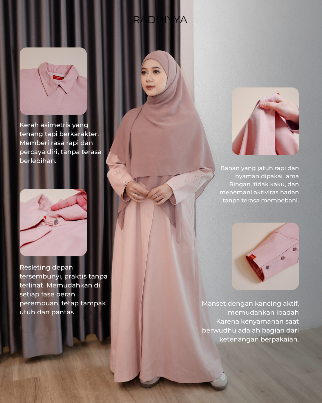 Hayya Dress - Frenchpink