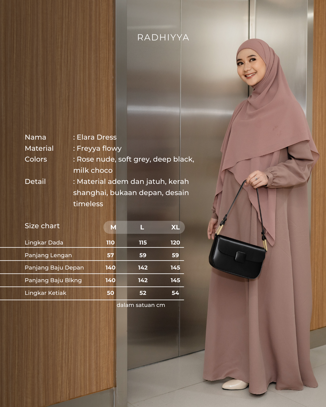 Elara Dress - Milk Choco