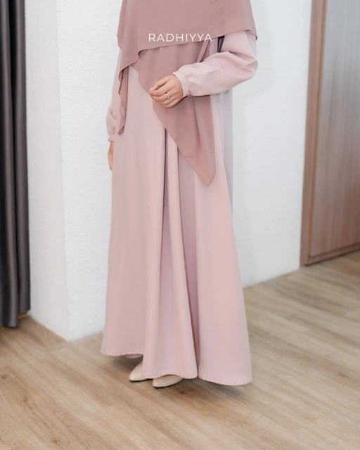 Elara Dress - Rose Nude