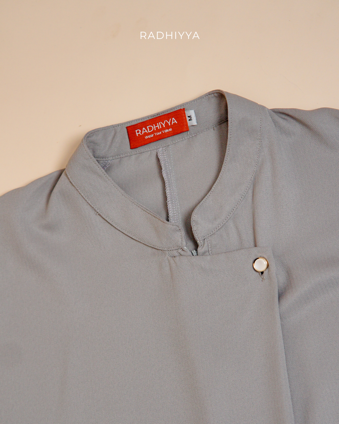 Elara Dress - Soft Grey