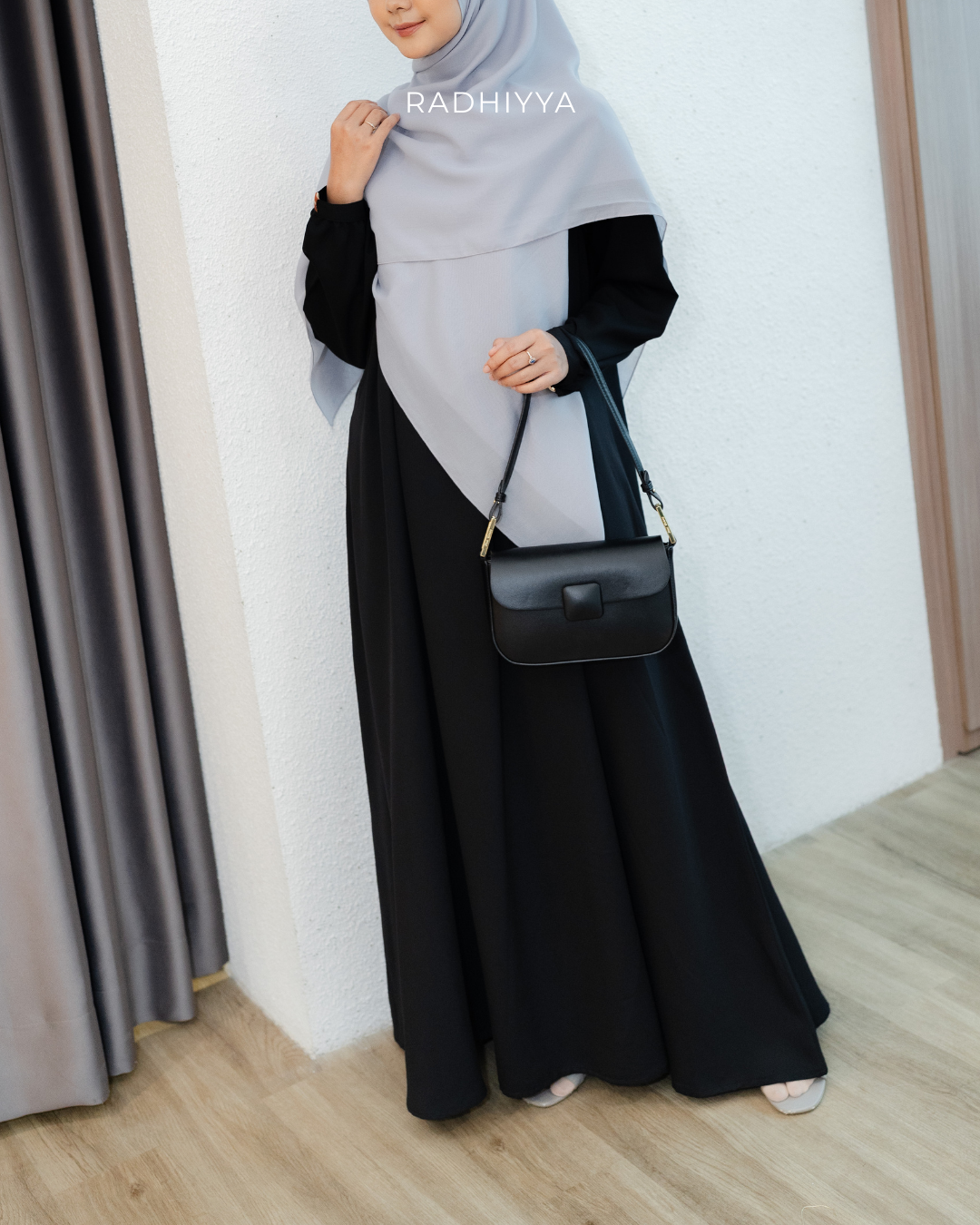 Elara Dress - Deep Black