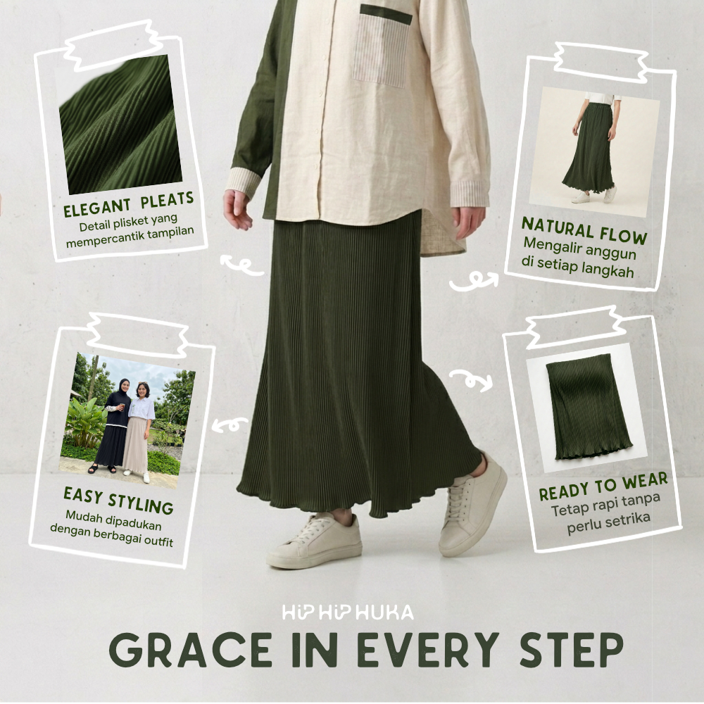 Rok Plisket Grace
