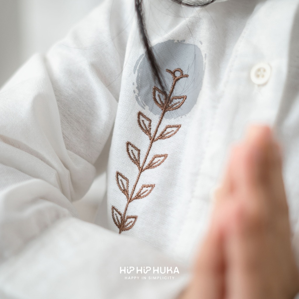 Kemeja Mustika White Family Set