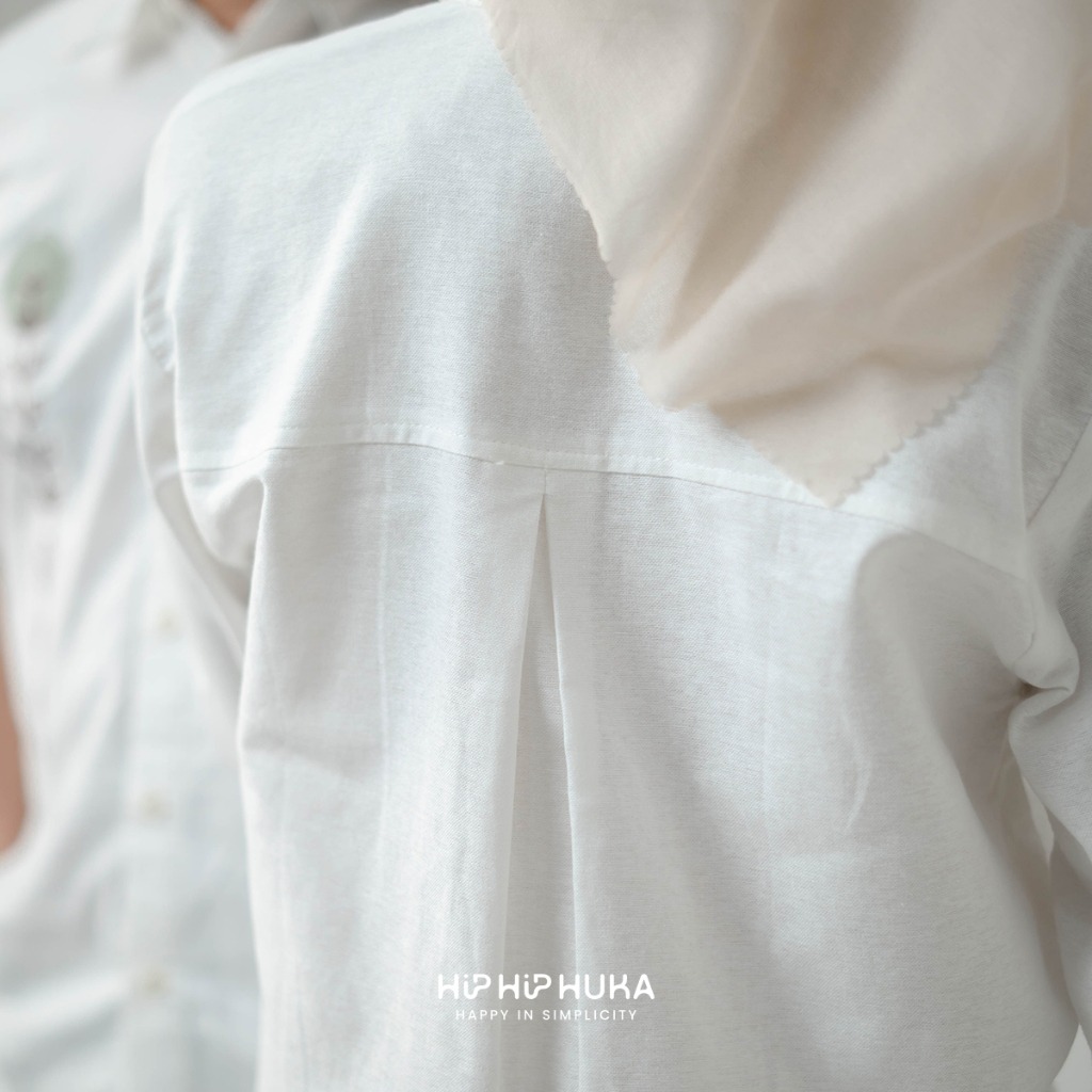Kemeja Mustika White Family Set