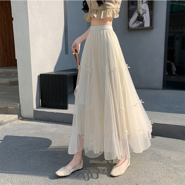 LYR337 | SELYRA Soft Tulle Maxi Skirt – Elegant Flowing Long Skirt