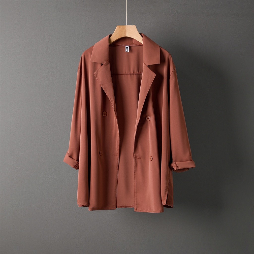 LYR317 | SELYRA Korean Lightweight Blazer Wanita – Minimal Office Outer