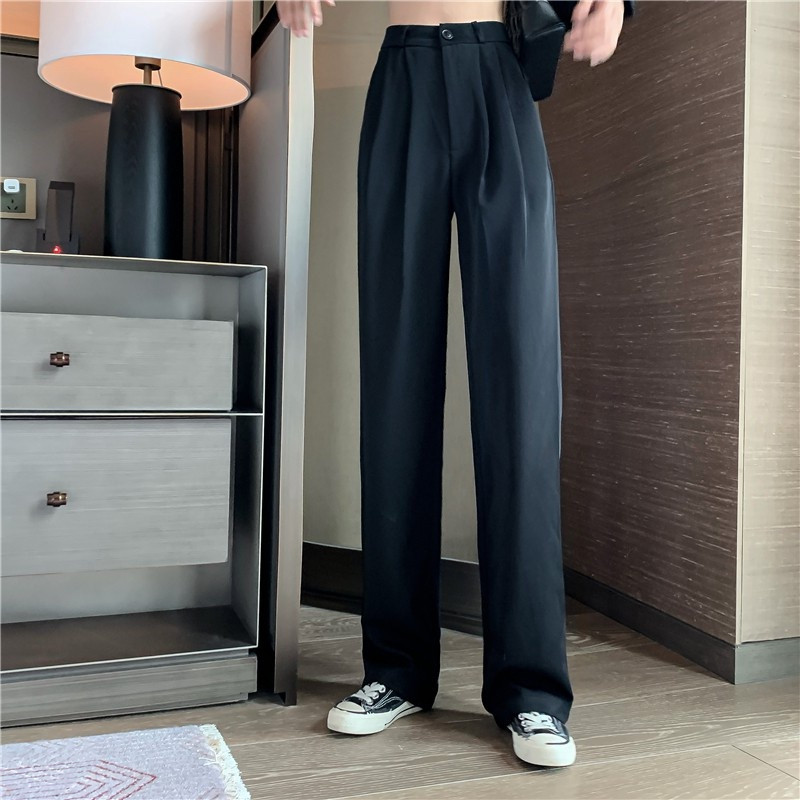LYR332 | SELYRA Korean Soft Flowy Pants Wanita – Celana Panjang Feminine Daily