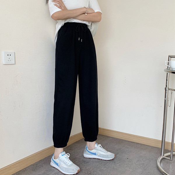 LYR333 | SELYRA Korean Casual Jogger Pants Wanita – Celana Santai Comfy Daily