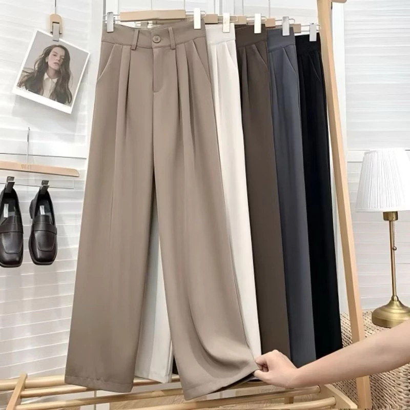 LYR330 | SELYRA Korean Tailored Wide Leg Pants Wanita – Celana Panjang Feminine Daily