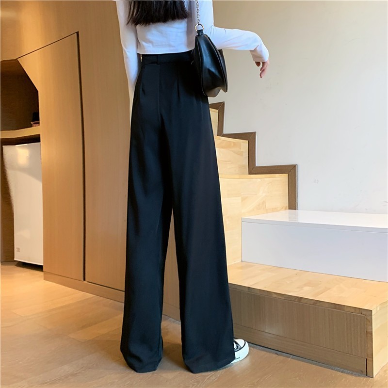 LYR329 | SELYRA Korean Sage Wide Leg Pants Wanita – Celana Panjang Feminine Daily Wear