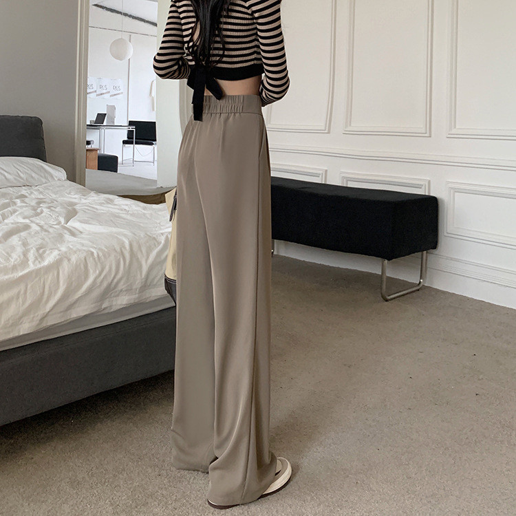 LYR331 | SELYRA Korean High Waist Wide Pants Wanita – Celana Panjang Elegant Daily