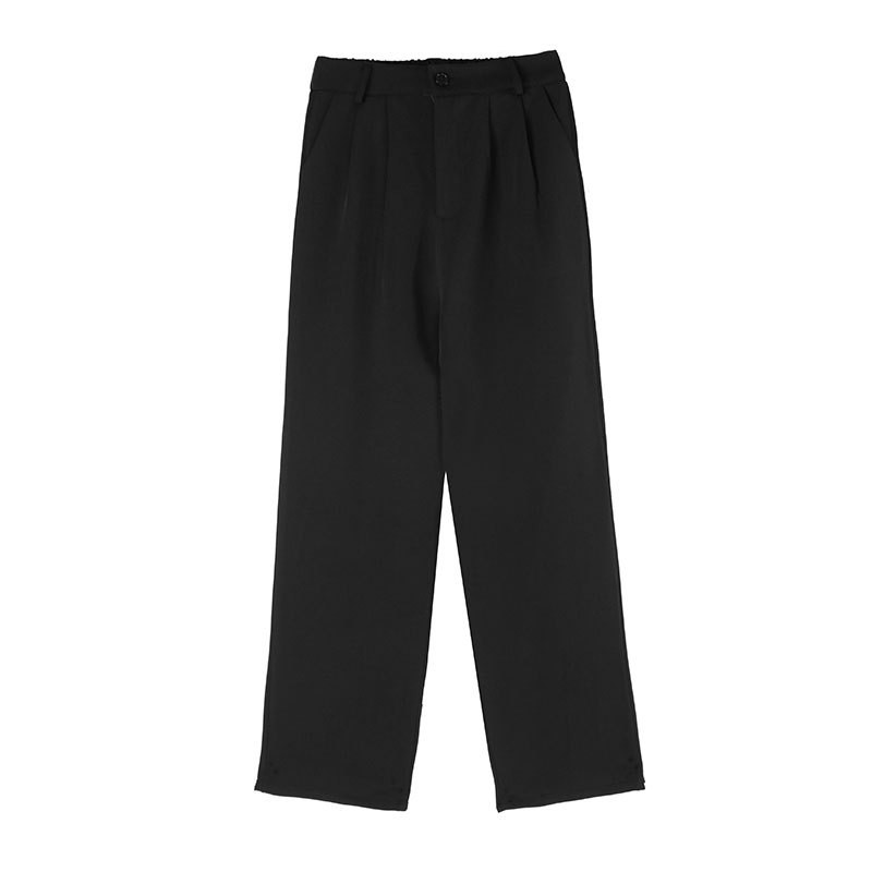 LYR331 | SELYRA Korean High Waist Wide Pants Wanita – Celana Panjang Elegant Daily