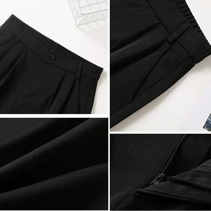 LYR331 | SELYRA Korean High Waist Wide Pants Wanita – Celana Panjang Elegant Daily