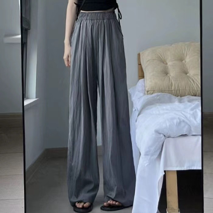 LYR332 | SELYRA Korean Soft Flowy Pants Wanita – Celana Panjang Feminine Daily