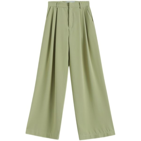 LYR329 | SELYRA Korean Sage Wide Leg Pants Wanita – Celana Panjang Feminine Daily Wear