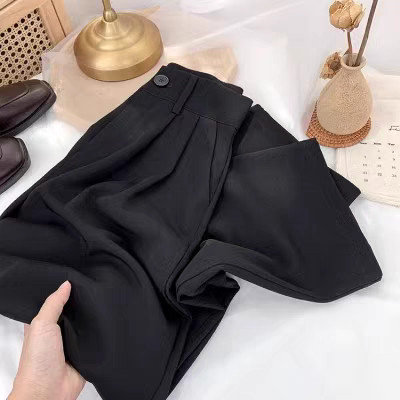 LYR330 | SELYRA Korean Tailored Wide Leg Pants Wanita – Celana Panjang Feminine Daily