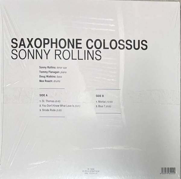 Sonny Rollins – Saxophone Colossus