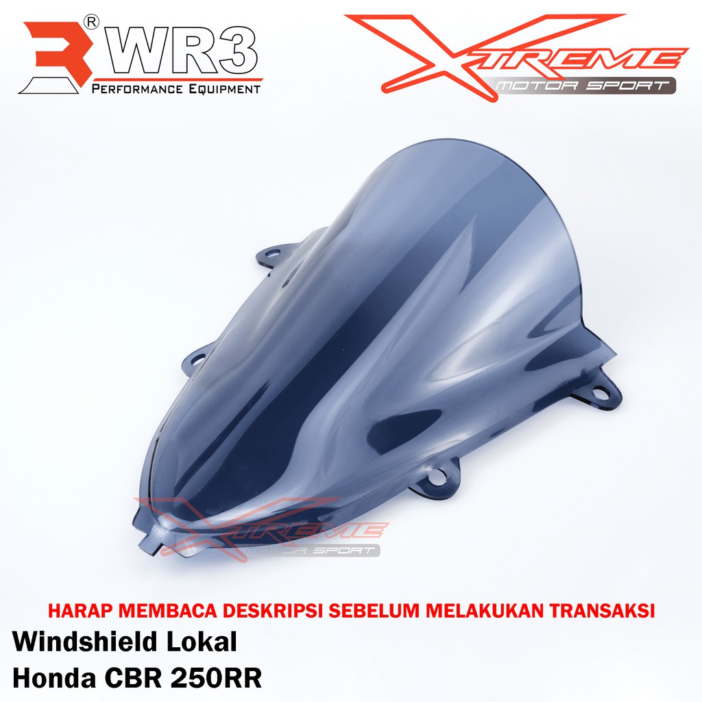 Windshield Visor Lokal CBR 250 RR Smoke