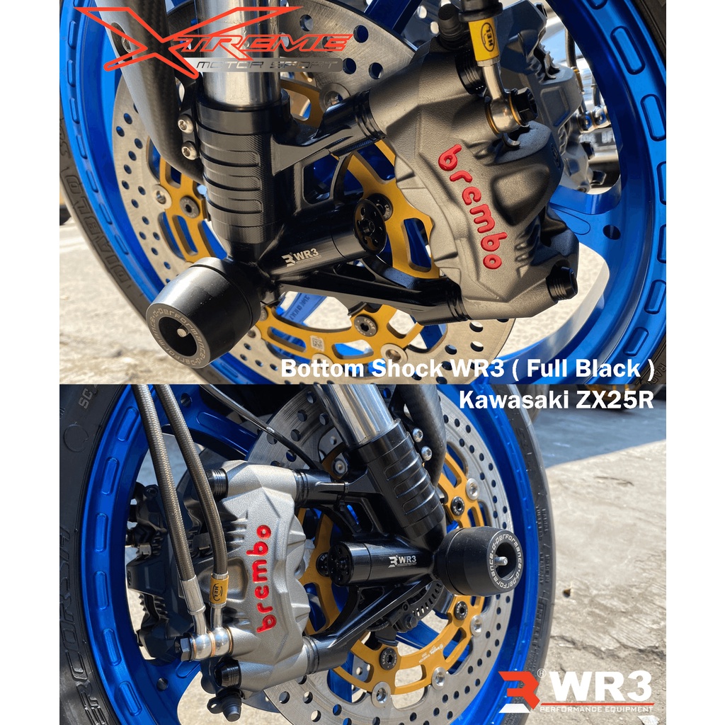 Bottom Shock Double Disc WR3 Kawasaki ZX25R 4 Cylinder