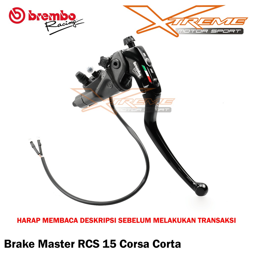 Master Rem Brembo RCS 15 Kanan Corsa Corta Original Italy Brembo Universal