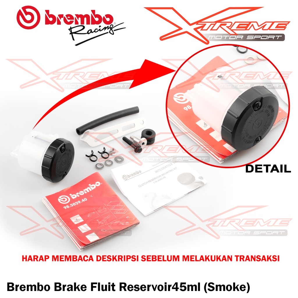 Tabung Minyak Rem Brembo Uk. Besar Big 45ml / Kecil Small 15ml UniversaL Original Brembo Italy