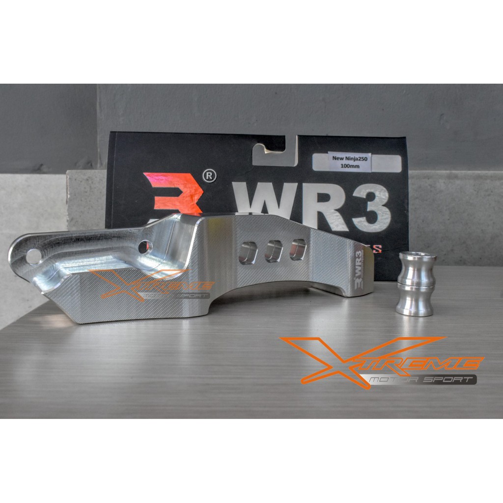 Kaliper Br3mbo M4 Radial Black Editon With Breket WR3 New Ninja 250 FI 2018 100mm