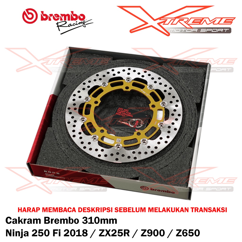 Cakram / Piringan / Disk Depan Brembo Original Kawasaki ZX25R / Ninja 250 Fi 2018 / Z900 / Z650