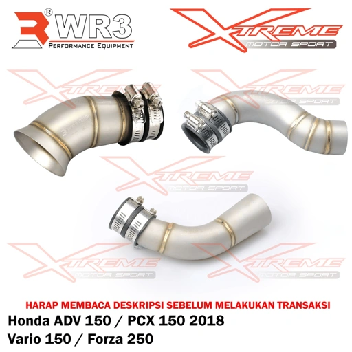 Image of Pipa Velocity WR3 ADV 150 / Vario 150 / PCX 150 18 / Forza 250