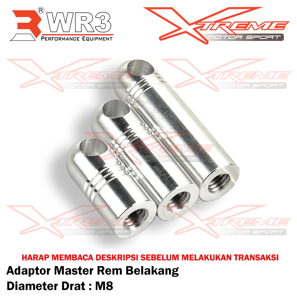 Tuas Rem Footstep Underbone Depan / Adapter Master Rem Belakang WR3