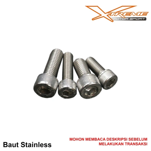 Image of Baut Stainless Untuk Breket ke Kaliper Depan Dan Belakang Per Satuan