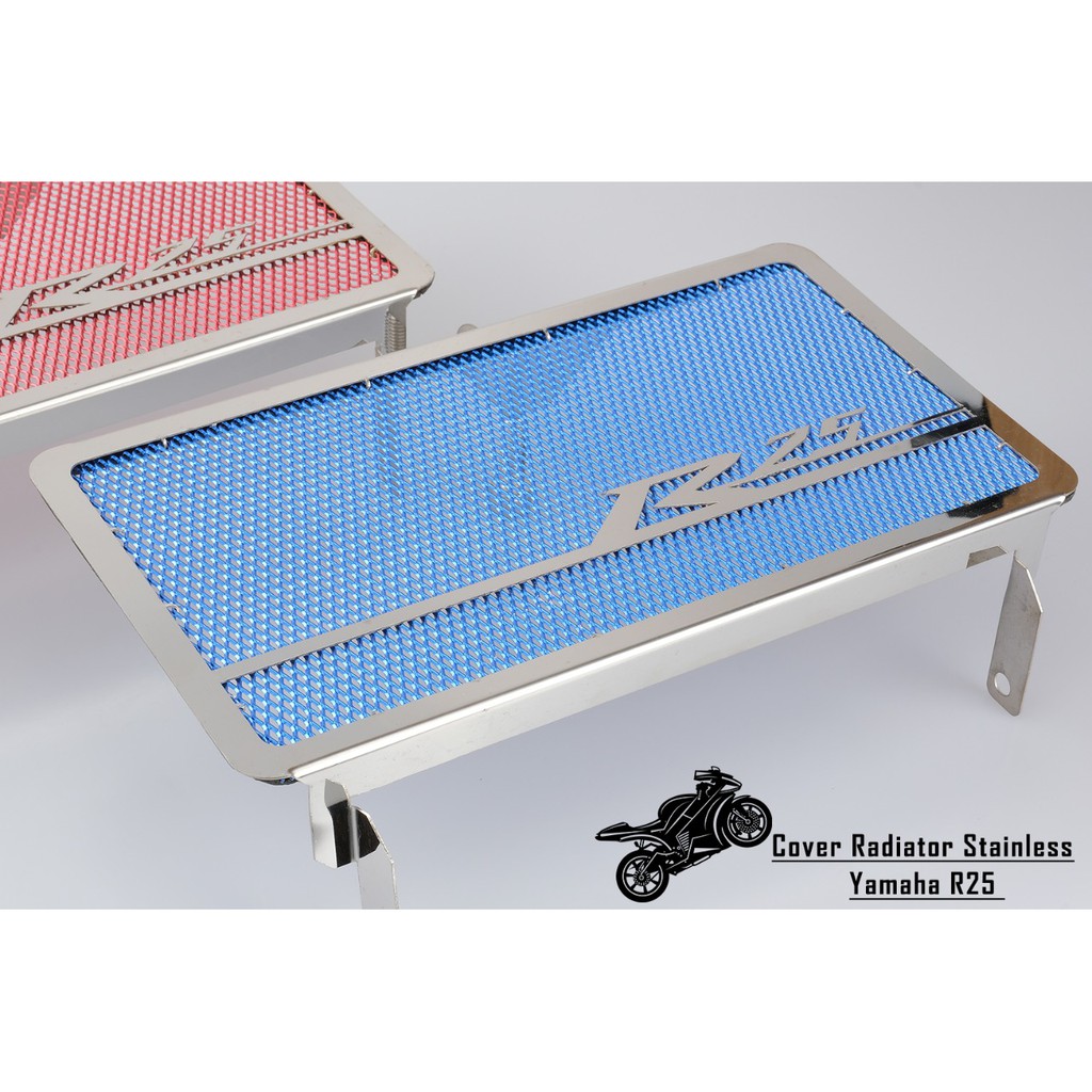 Cover Radiator Stainles Yamaha R25 Steinless