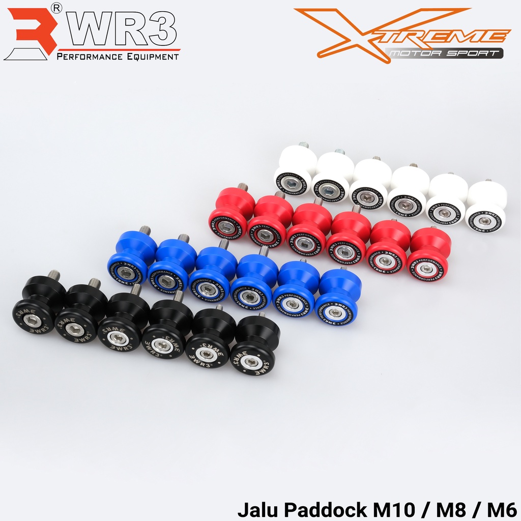 Jalu Paddock WR3 M8 Baut 12 Untuk CBR250RR With Chain Adjuster