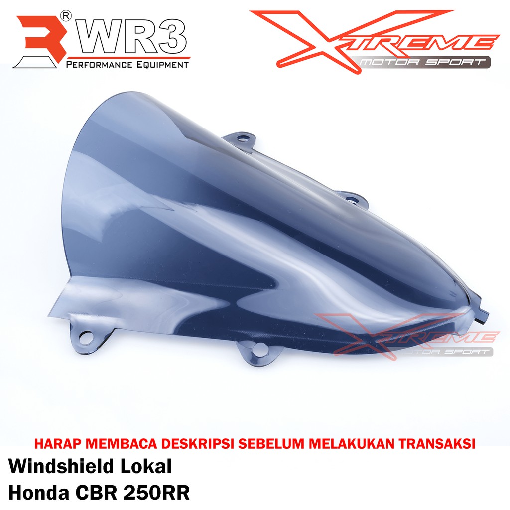 Windshield Visor Lokal CBR 250 RR Smoke