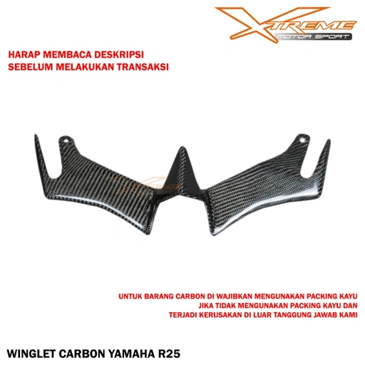Image of Winglet Yamaha R25 Carbon Ready Plug n Play