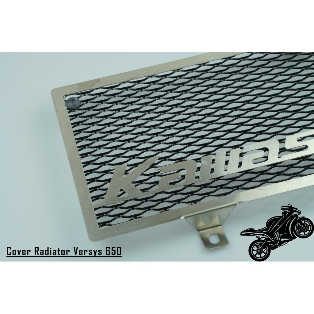 Cover Radiator Stainless Kawasaki Versys 650 Steinless