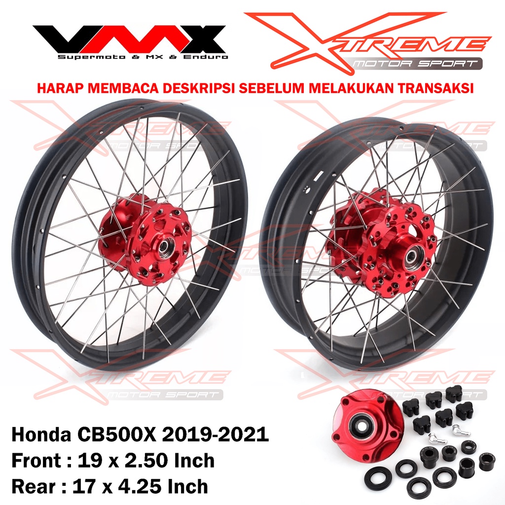 Velg Jari Jari Depan Belakang KTM 390 ADV / BMW GS 1200 / CB500X