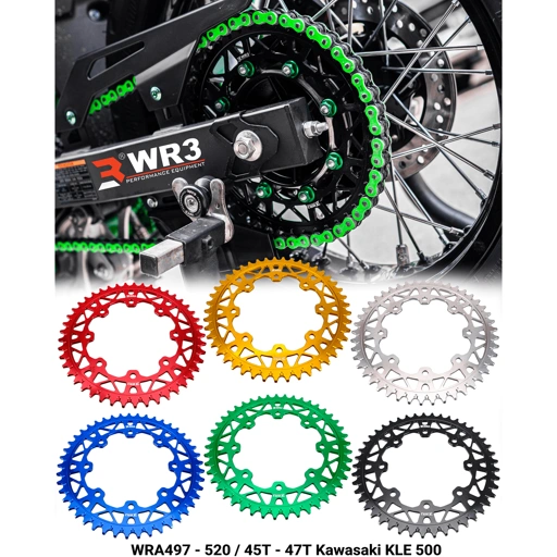 Image of Gear Belakang WR3 WRA 497 - 520 KLE 500 45T-47T