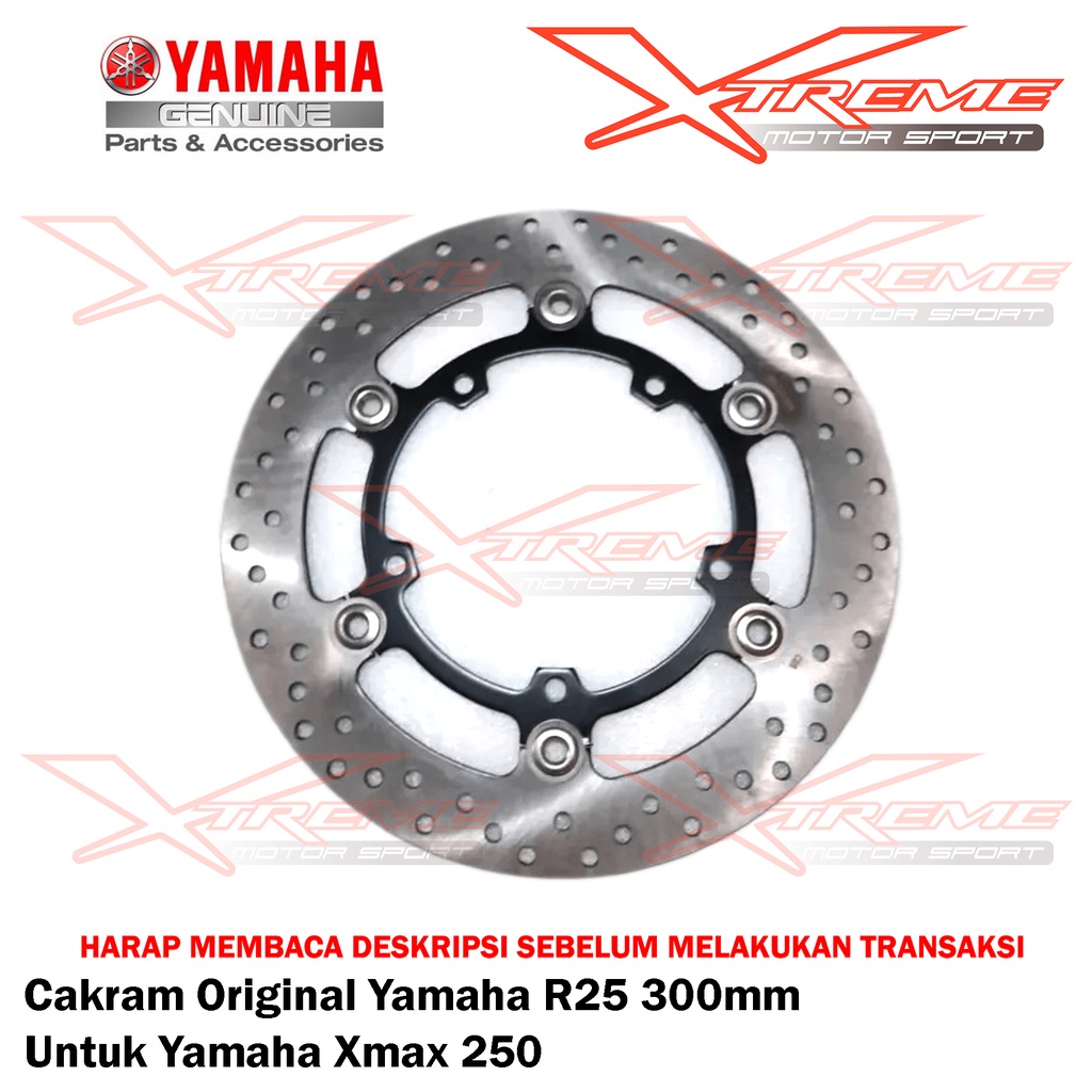 Cakram / Piringan / Disc Depan Orginal Yamaha R25 Untuk Yamaha Xmax 250 Uk. 300mm