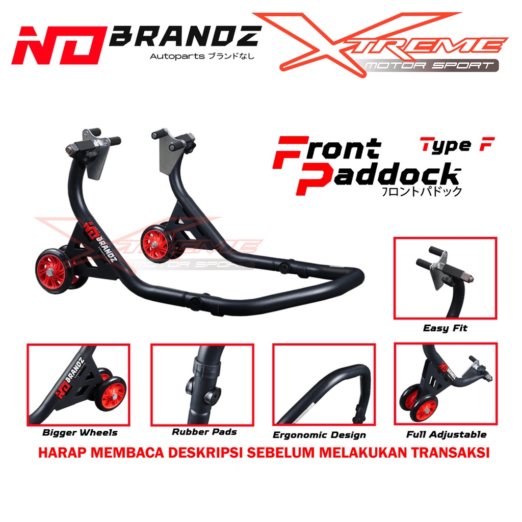 Standart Paddock Depan NO BRANDZ Universal Ninja 250 R25 ZX25R CBR ER6