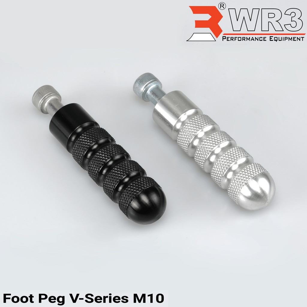 FootPeg Dudukan Step Underbone WR3 Black And Silver