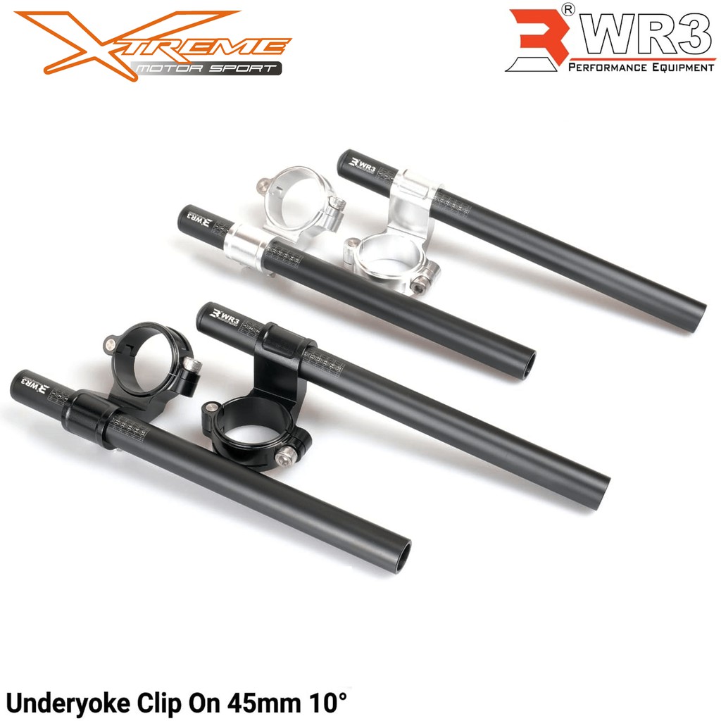 Stang Jepit WR3 Moto 2 Class Underyoke Clip On ZX25R / CBR 250RR 45mm