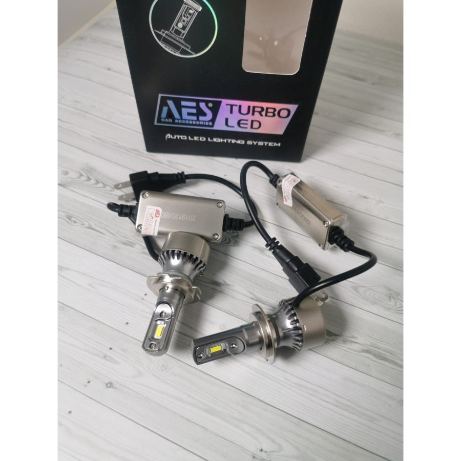 Lampu HID TURBO LED AES H7 Ninja 250 Z250 R25 MT25 Ninja 650