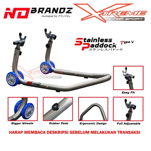 Image of Standart Paddock Belakang Stainless NO BRANDZ Ninja 250 Fi ZX25R R25