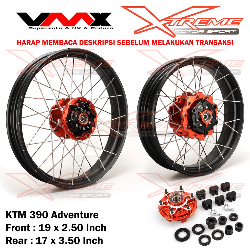 Velg Jari Jari Depan Belakang KTM 390 ADV / BMW GS 1200 / CB500X
